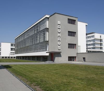 Das Bauhausgebäude in Dessau